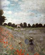 Claude Monet Details of Poppies painting